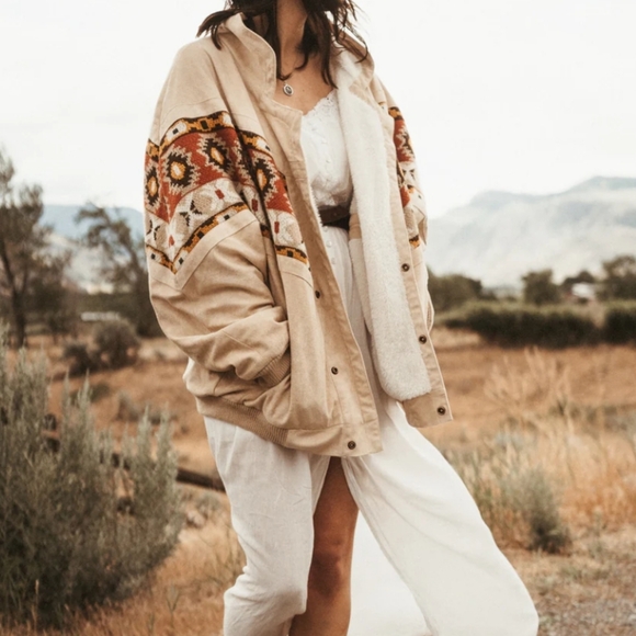 Tan and Brown Women's Jacket - Picture 16 of 16